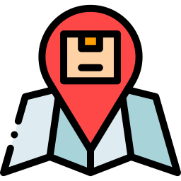 Mapas y localización icono