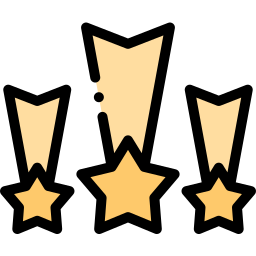 Falling star icon