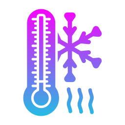 temperatura fría icono