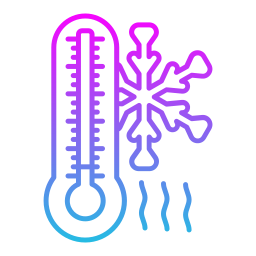zimna temperatura ikona