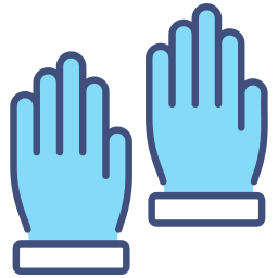 Lab glove icon