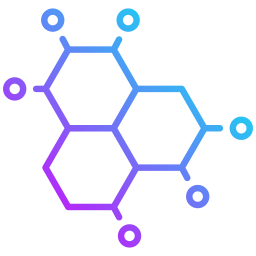 chemische structuur icoon