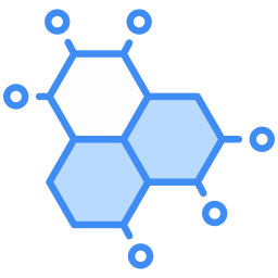 struttura chimica icona