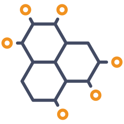 struttura chimica icona