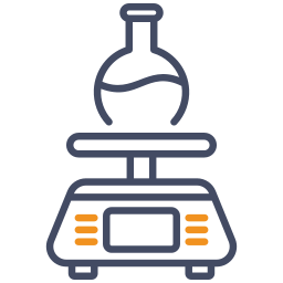 wagi laboratoryjne ikona