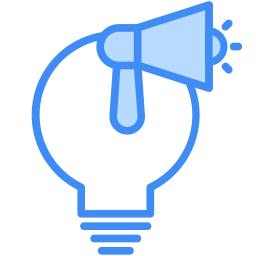 ideas de marketing icono