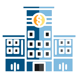 은행 건물 icon