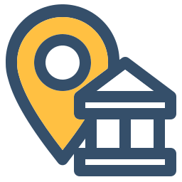Bank location icon