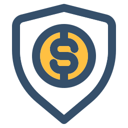 Bank account protection icon