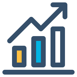 Growth analytic icon
