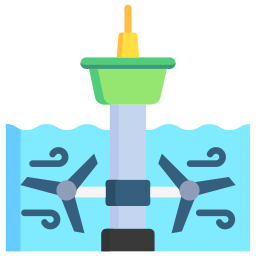 Tidal energy icon