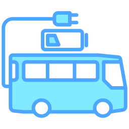 zrównoważony transport ikona
