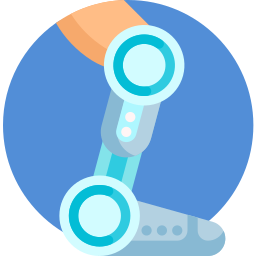 Robotic leg icon