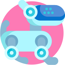 Robot dog icon