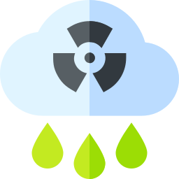 pioggia acida icona