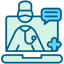 medizinischer online-dienst icon