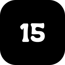 numer 15 ikona
