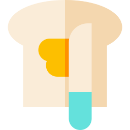 butter toast icon