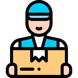 Delivery guy icon