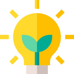 Energía renovable icono