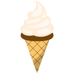 cucurucho de helado icono