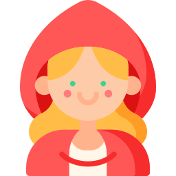 Little red riding hood icon
