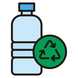 bottiglia d'acqua riutilizzabile icona