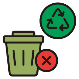 Zero waste icon