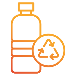 botella de agua reutilizable icono