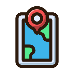 digitale kaart icoon