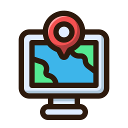 Digital map icon