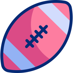 palla da rugby icona