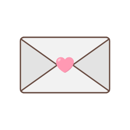 carta de amor icono
