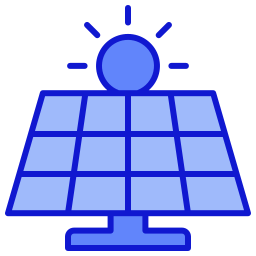 Solar cell icon