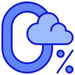 Carbon free icon