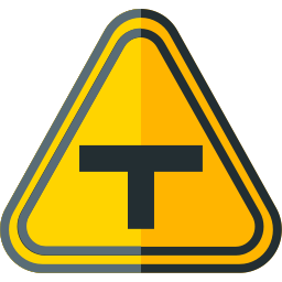 T junction icon