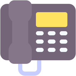 Telephone set icon