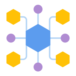 molécules Icône