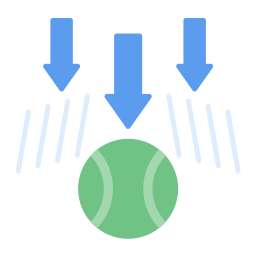 la gravité Icône