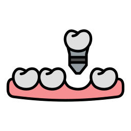 prótesis dental icono