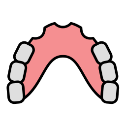 Dental prosthesis icon
