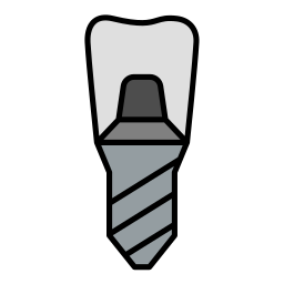 prótesis dental icono