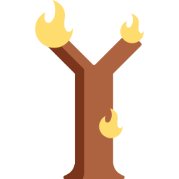 Лесной пожар иконка