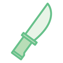 cuchillo carnicero icono