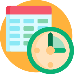 Time planning icon