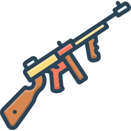 pistola thompson icono