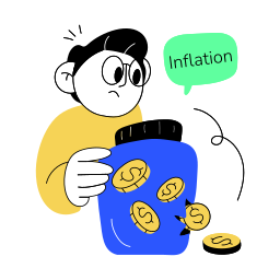 taxa de inflação Ícone