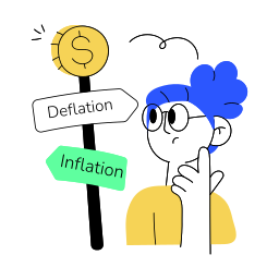 taux d'inflation Icône