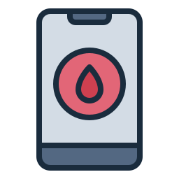 aplicación menstrual icono