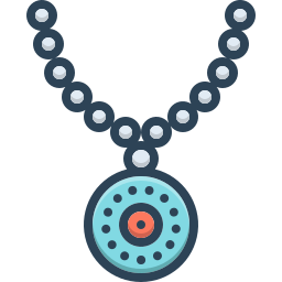 Jewelry necklace icon